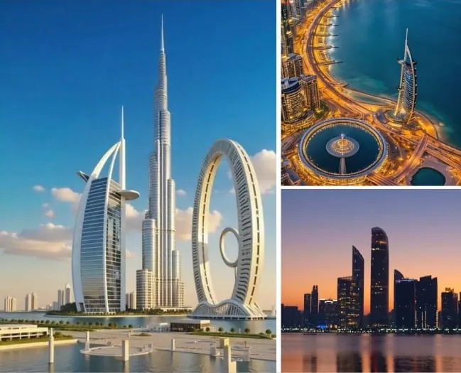 Abu Dhbai and Burj Khalifa Viewa